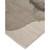 1.5' x 2.75' Yellow and Ivory Abstract Marble Rectangular Area Throw Rug - IMAGE 3