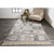 5' x 8' Gray and Brown Moroccan Geometric Handmade Rectangular Outdoor Area Throw Rug - IMAGE 2
