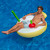 41" Yellow and White Piña Colada Inflatable Swimming Pool Inner Tube Ring Float - IMAGE 5