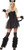 Black 4-Piece Kitty Set Women Adult Halloween Costume Accessory - One Size - IMAGE 1