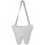 5" Hanging White Stuffed Tooth Fairy Pillow with a Pocket - IMAGE 3