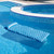 85" Roll 'N' Go Blue Inflatable Swimming Pool 1-Person Air Mattress with Pillow - IMAGE 1