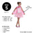 DC Comics Supergirl Pink Tutu Girl's Halloween Costume Size Small 4-6 - IMAGE 4