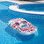 Inflatable Sugar Skull Swimming Pool Float - 62" - White and Pink - IMAGE 1