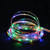 18' Multi-Color LED Indoor/Outdoor Christmas Linear Tape Lighting - White Finish - IMAGE 1