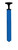 12.5" Blue and Black Portable Game Ball Hand Pump for Swimming Pool and Spa - IMAGE 1