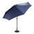 8ft Outdoor Patio Market Umbrella with Hand Crank and Tilt, Navy Blue - IMAGE 3