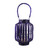 20" Tropicalia Deep Purple Cabana Tiki Bar Votive Candle Holder Lantern - IMAGE 1