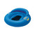 50" Inflatable Blue Water Pop Floating Lounger with Black Mesh Seat - IMAGE 2