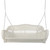 Hanging Hand Woven Resin Wicker 2-Person Porch Swing with Chain - White Porch Swing with Chain - White - IMAGE 2