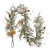 Glittered Poinsettia and Ornaments Artificial Christmas Garland - 6' x 7" - Unlit - IMAGE 1