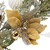 Glittered Poinsettia and Ornaments Artificial Christmas Garland - 6' x 7" - Unlit - IMAGE 6