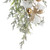 Glittered Poinsettia and Ornaments Artificial Christmas Garland - 6' x 7" - Unlit
