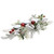 Frosted Winter Greenery and Jingle Bells Christmas Pillar Candle Holder - 28" - IMAGE 3
