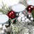 Frosted Winter Greenery and Jingle Bells Christmas Pillar Candle Holder - 28" - IMAGE 6