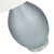 31" Blue and White Mist Oversized Glass Table Lamp - IMAGE 2