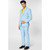 Blue Cool Classic Men's Adult Slim Fit Prom Suit - US52 - IMAGE 2
