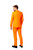 Orange Classic Men's Adult Solid Slim Fit Suit - US50 - IMAGE 2