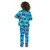 Blue and Brown Winter Winner Boy's Child Christmas Slim Fit Suit - 6Y - IMAGE 2