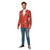Red and Green Festive Themed Men's Adult Christmas Light Up Blazer Extra-Large - IMAGE 1