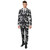 Black and White Pumpkin Printed Men's Adult Halloween Suit - Large - IMAGE 1