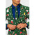 Green and Red Santa Claus Men's Adult Christmas Suit - US48 - IMAGE 2