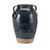 23.75" Blue and Brown Traditional Style Decorative Urn with Handles - IMAGE 1