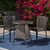3-Piece Gray Contemporary Handcrafted Outdoor Furniture Patio Bistro Set - IMAGE 6