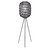 63" Black Turin Outdoor Woven Floor Lamp - IMAGE 1