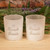 Set of 2 White Unique "Friends Forever" LED Candles, 3.75" - IMAGE 2