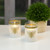 Set of 2 White and Gold Unique Honey Bee LED Candles with Moving Flame, 4" - IMAGE 4