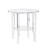 23.75" Crystal Clear Round Decorative Accent Table - IMAGE 1