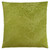 Feathered Velvet Square Throw Pillow - 18" - Green - IMAGE 1