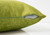 Feathered Velvet Square Throw Pillow - 18" - Green - IMAGE 3