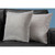 Velvet Diamond Finish Square Throw Pillow - 18" - Silver - Set of 2 - IMAGE 2
