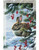Set of 16 Bunny in the Snow Beneath a Berry Tree Christmas Greeting Card 5.38" x 8.25" - IMAGE 1