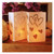 Set of 12 White and Metallic Silver Interlocking Hearts Battery Operated LED Luminaria Kit 10" - IMAGE 2