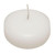 Pack of 12 White Round Small Unscented Floating Candle - IMAGE 1