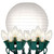 Set of 10 White Round Paper Lanterns with Electric Sting Lights 10" - IMAGE 1