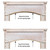 57" Ivory The Princeton Fireplace Mantel Unfinished - IMAGE 5
