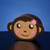 7" Faux Leather Coin Activated Children's Monkey Bank - IMAGE 1