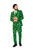 Green and Black Classic Men Adult Slim Fit Plant Suit - Large - IMAGE 1