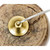 16" Brown and Ivory White with Distressed Finish Glass Pendant Light - IMAGE 2