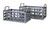 Set of 2 Honeybee Galvanized Iron Crates - IMAGE 1