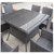 PENINSULA 9 PIECE PATIO DINING SET in Multi BROWN WICKER - IMAGE 1