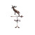 43.25" Stainless Steel "Ashton" Deer Outdoor Weathervane - IMAGE 1