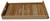 24" Natural Honey Teak Outdoor Patio Serving Spa Tray - IMAGE 1