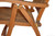 43" Natural Teak Outdoor Patio Salisbury Reclining Folding Chair - IMAGE 4