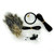 Black and white Guinea Dream Catcher DIY Kit - IMAGE 1