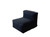 38” Navy Blue Square Inflatable Indoor and Outdoor Patio Chair - IMAGE 1